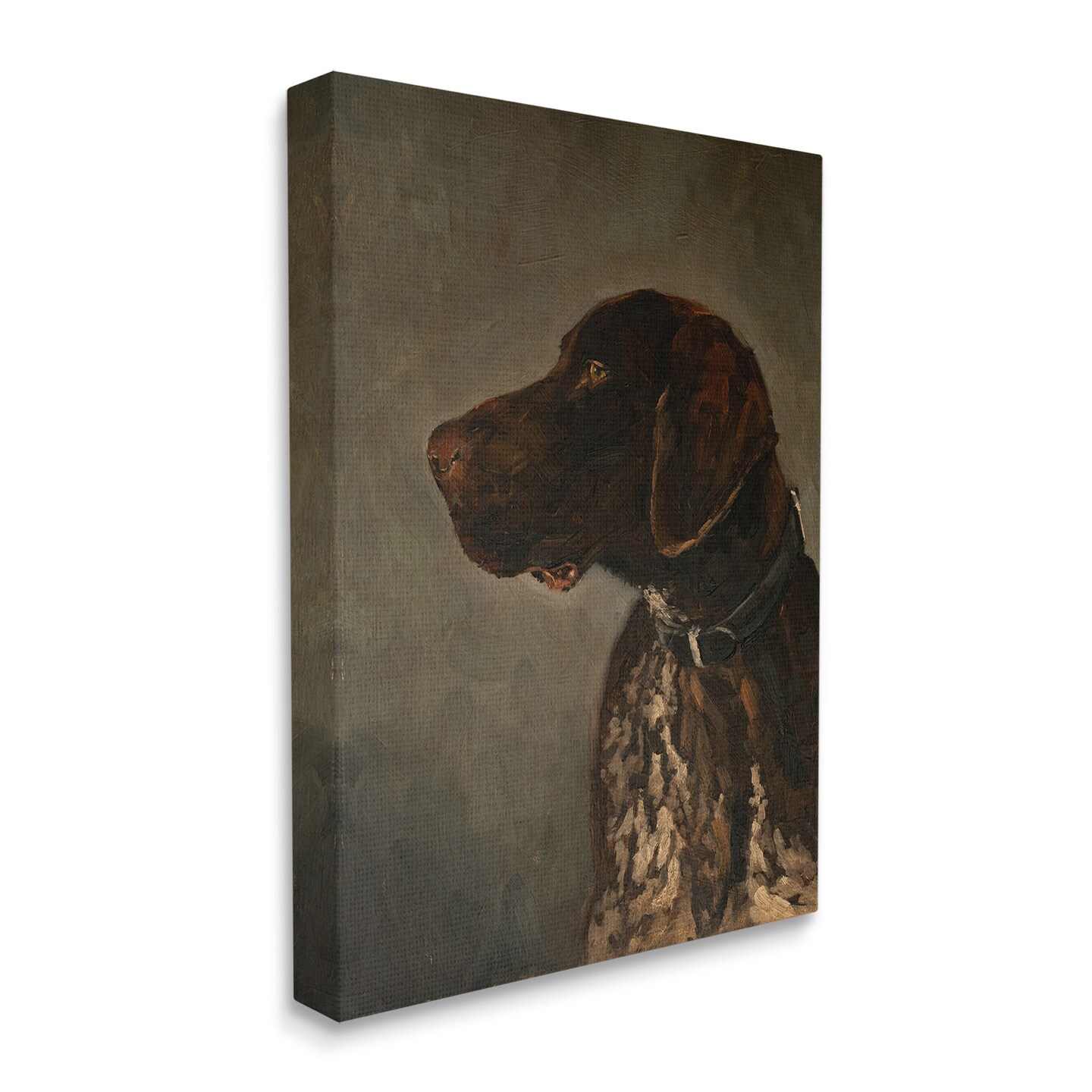 Stupell Industries Traditional Pointer Dog Portrait Canvas Design By Marian Parsons