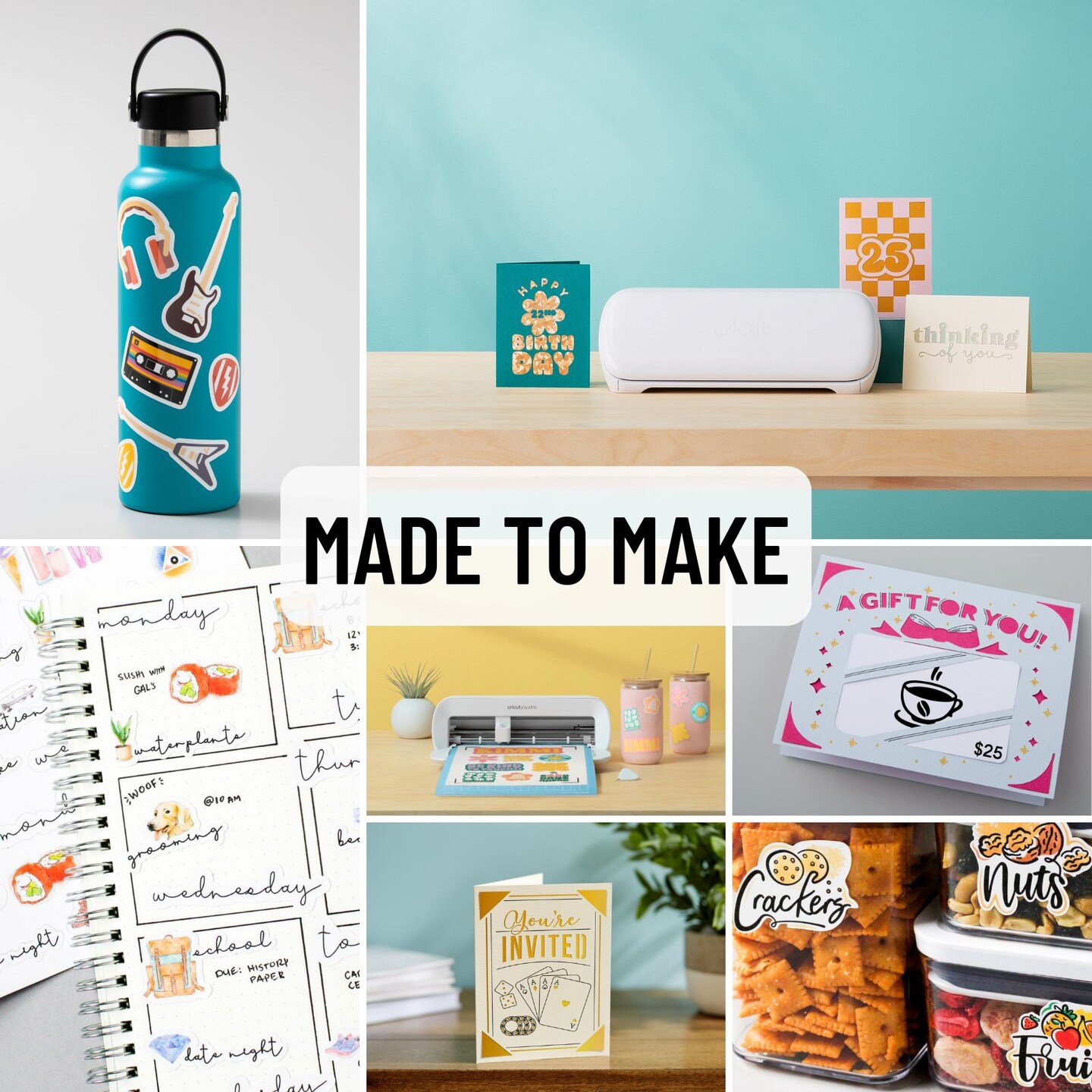 Cricut Joy Xtra Cutting Machine with Ultimate Card and Sticker Making Bundle