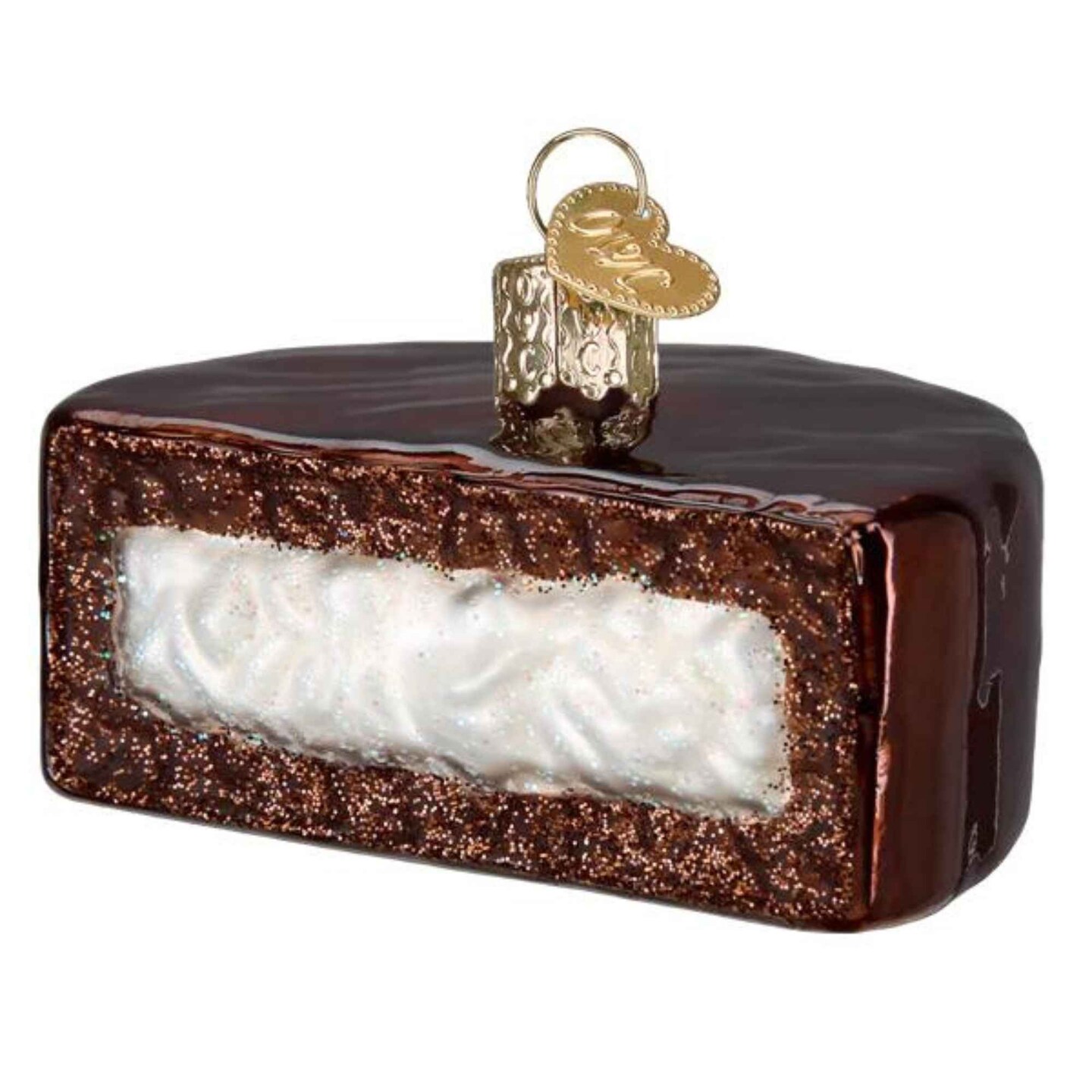 Old World Christmas 1.75 In Hostess™ Ding Dong™ Tree Ornament , Ornament Cream Filled Treat