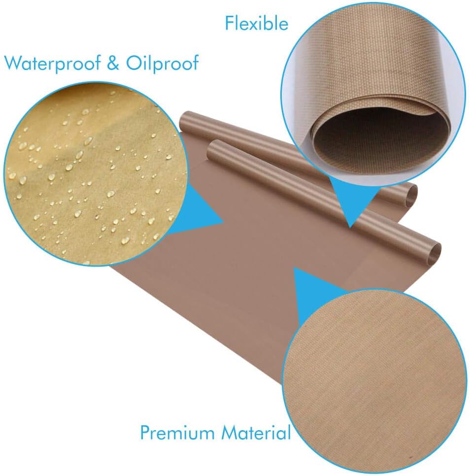 10 Pack Teflon Sheet for Heat Press Transfer Sheet
