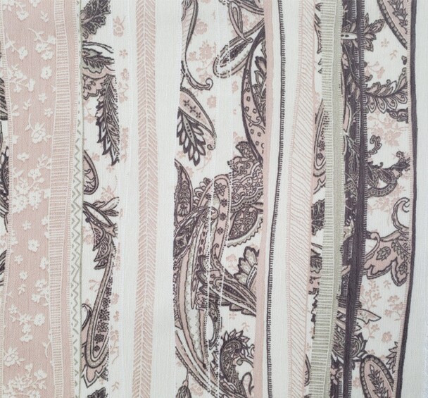 1 Yard Neutral Yoryu Chiffon Sheer Apparel Fabric, 56/58" Wide, Lightweight Polyester