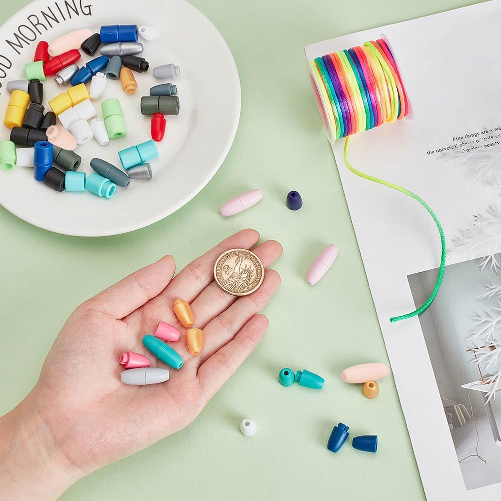 Colorful Nylon String Cords for Necklace Bracelet Jewelry DIY Craft Making