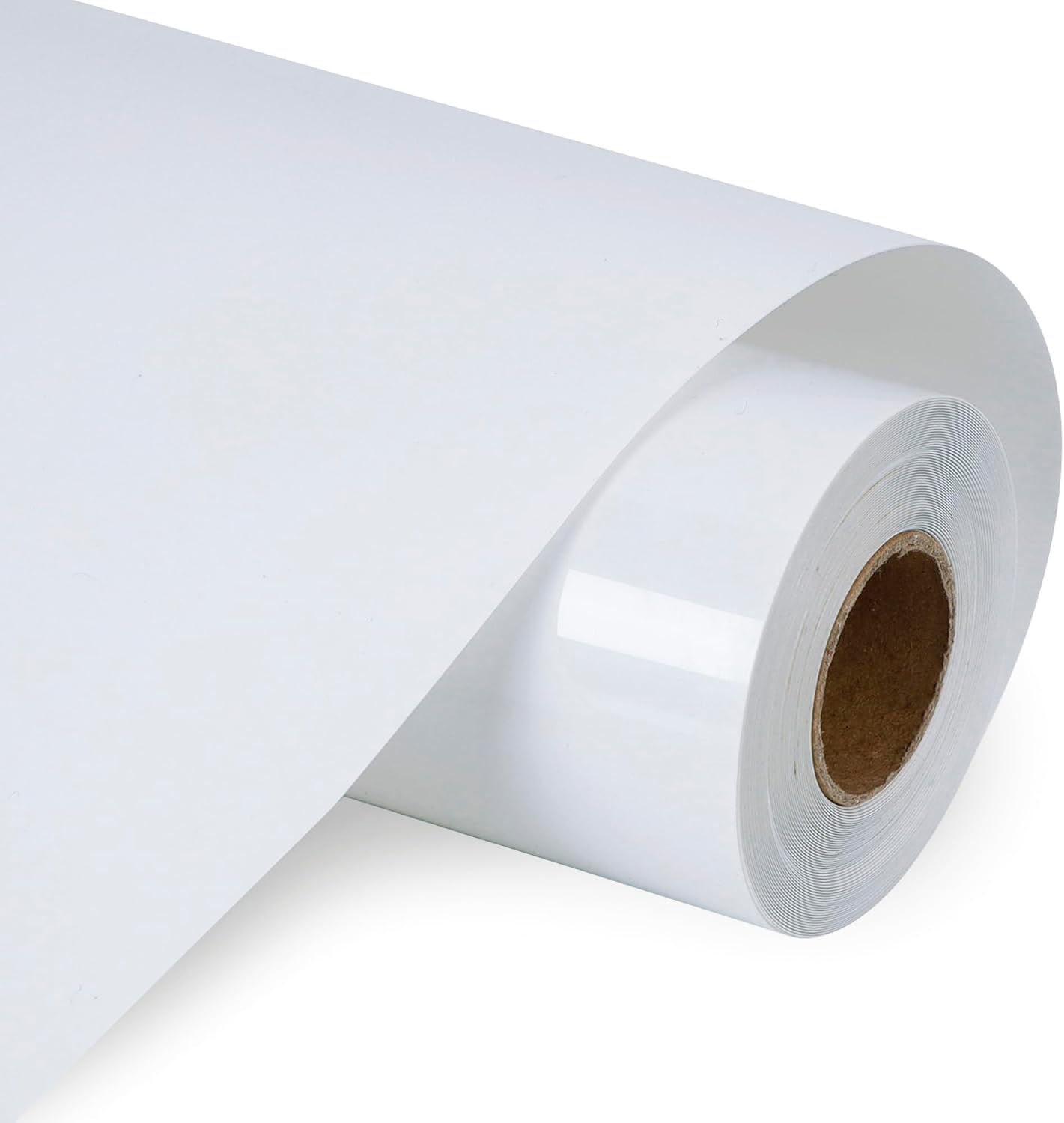 White Heat Transfer Vinyl - 12" x 9ft HTV Rolls (01 K1 White-9ft)
