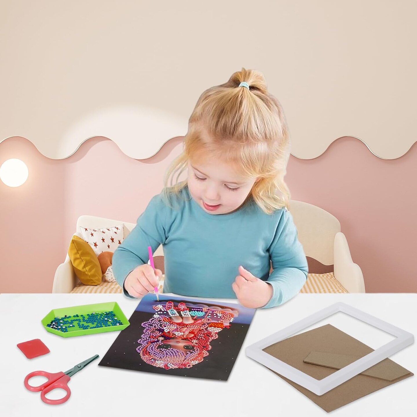5D Diamond Painting Kits, Gem Art for Kids