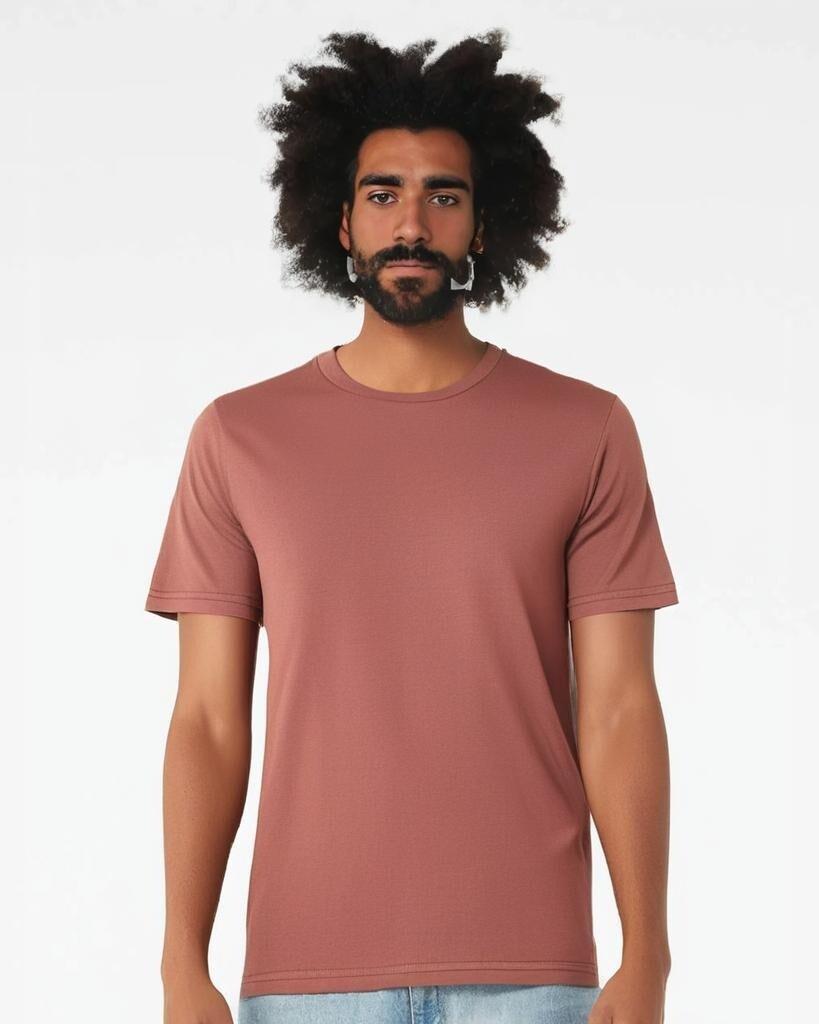 BELLA + CANVAS Ultra Soft Short Sleeve Crewneck Jersey Shirt – Cotton Tee for Comfort Wear