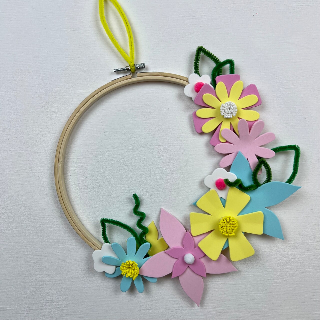 Kids Club: Foam Floral Wreath