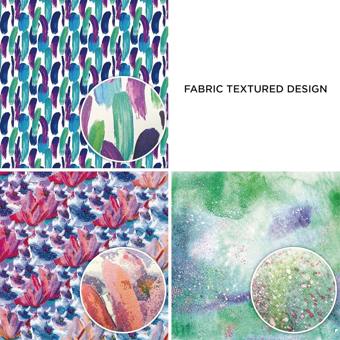 48 sheets 12x12 Scrapbooking Cardstock Decorative Paper Pack - Watercolor Flora - for Card Making Journaling Planner Origami Scrapbook Collage Paper Materials Supplies