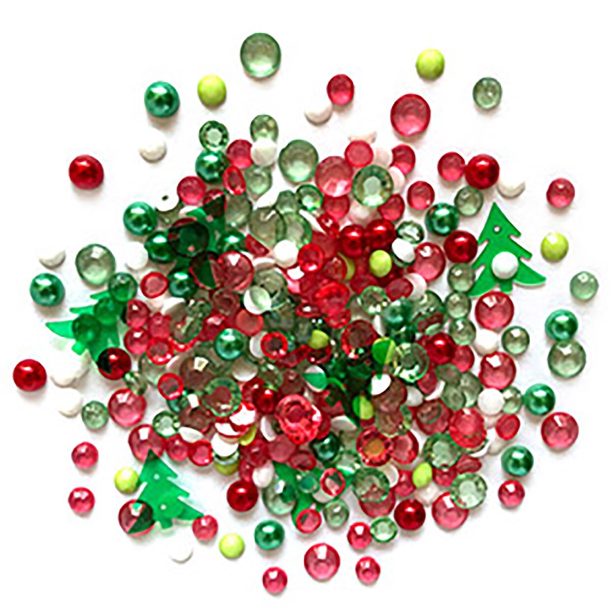 Christmas Embellishments Variety Bundle for Crafts and DIY Projects