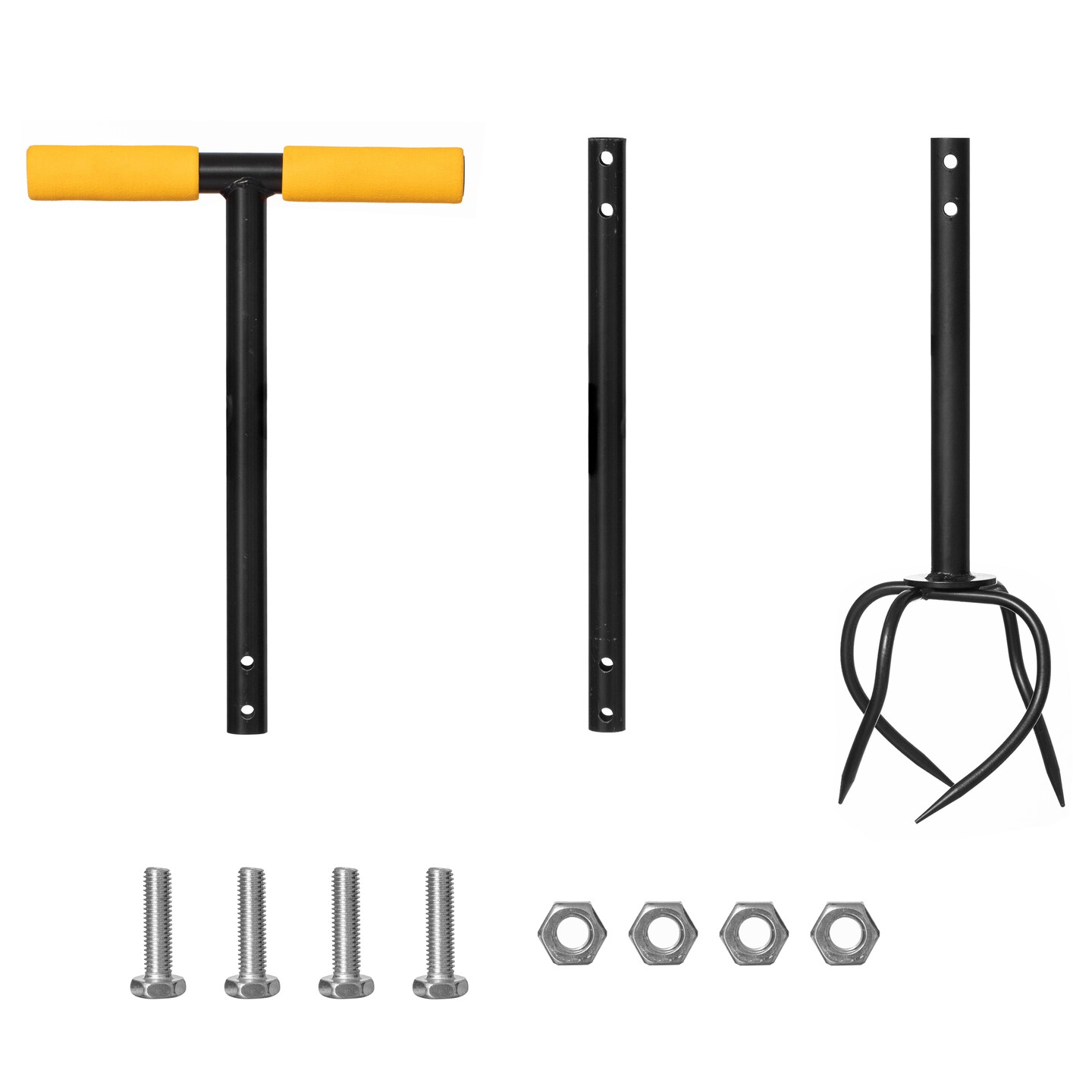 Gardenised 40-inch Lawn Aerator Spike - Soil Aerating Tool for Lawn Care, Yard and Garden Health - Perfect for Compact Soil, Grass Aeration, Lawn Revitalization with Comfortable Soft Sponge Grip