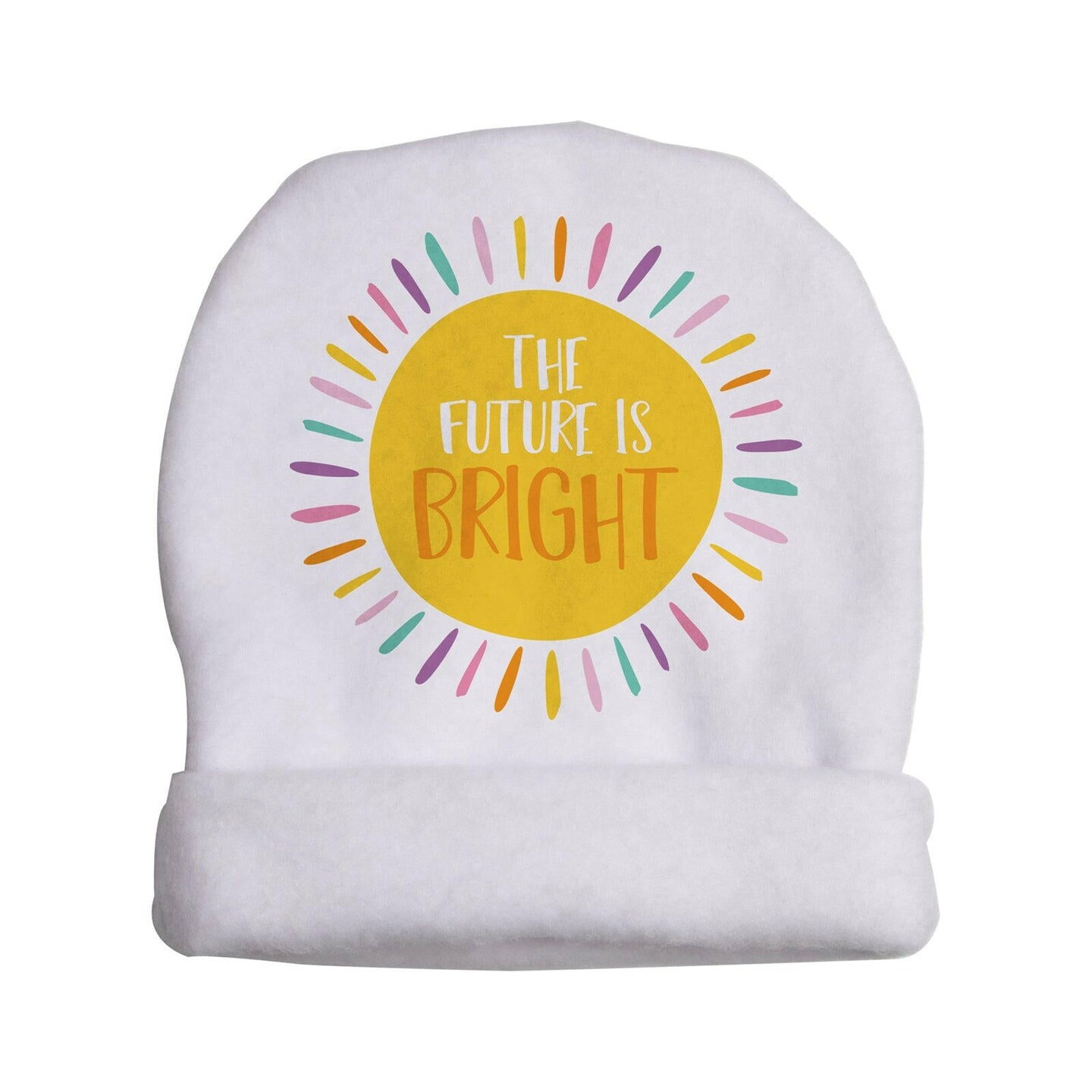 Craft Express 4 Pack Fleece Sublimation Baby Hats &#x2013; Soft White Beanie Blanks