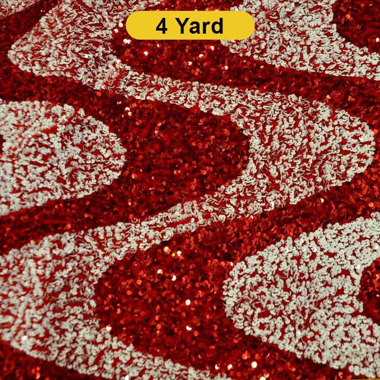 Sequins Velvet Fabric Wave Design 60" Wide Multiple Colors 90% Polyester 10% Spandex