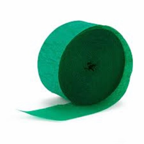 81&#x27; Crepe Streamer - Holiday Green