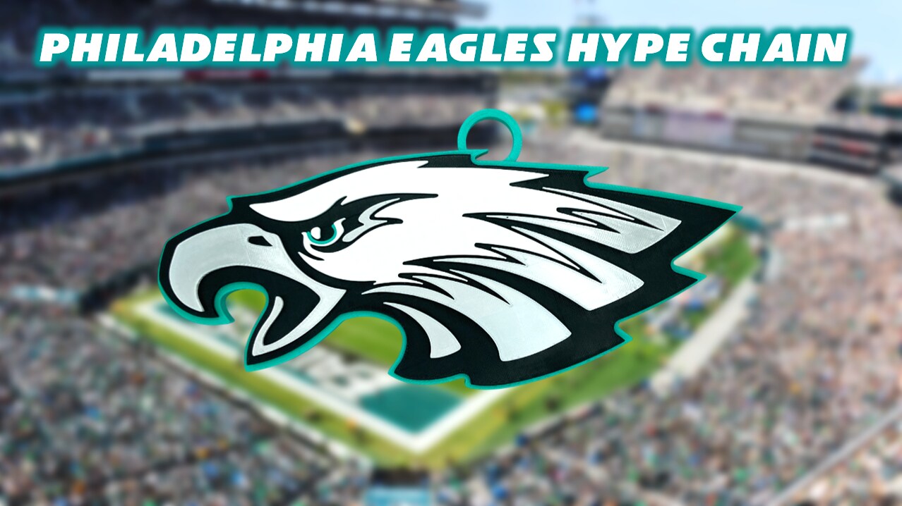 Collier Chaîne Supporter Philadelphia Eagles (NFL) - Argenté - Unisexe