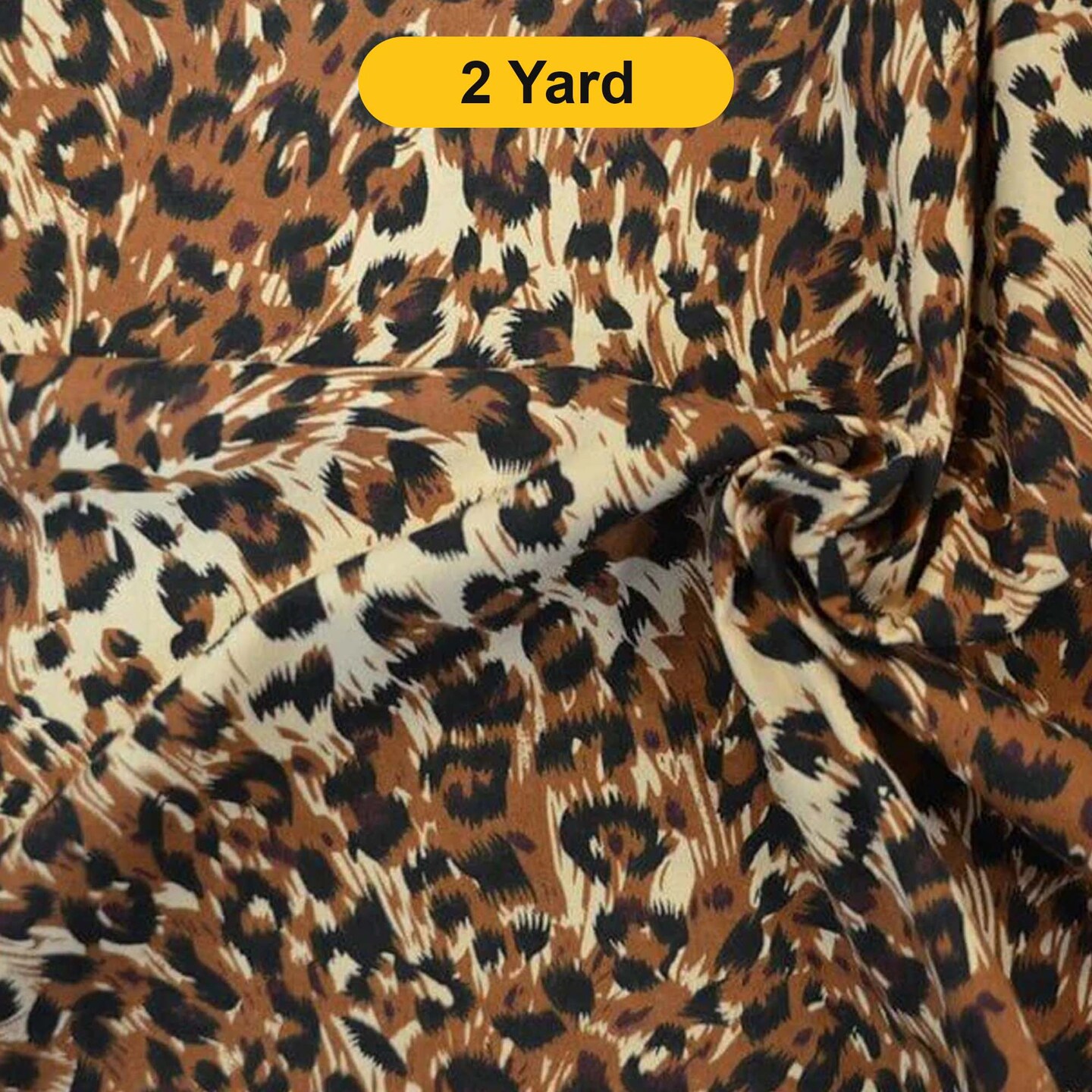 Small Cheetah Cotton Print Fabric 60" Wide 100% Cotton Animal Print
