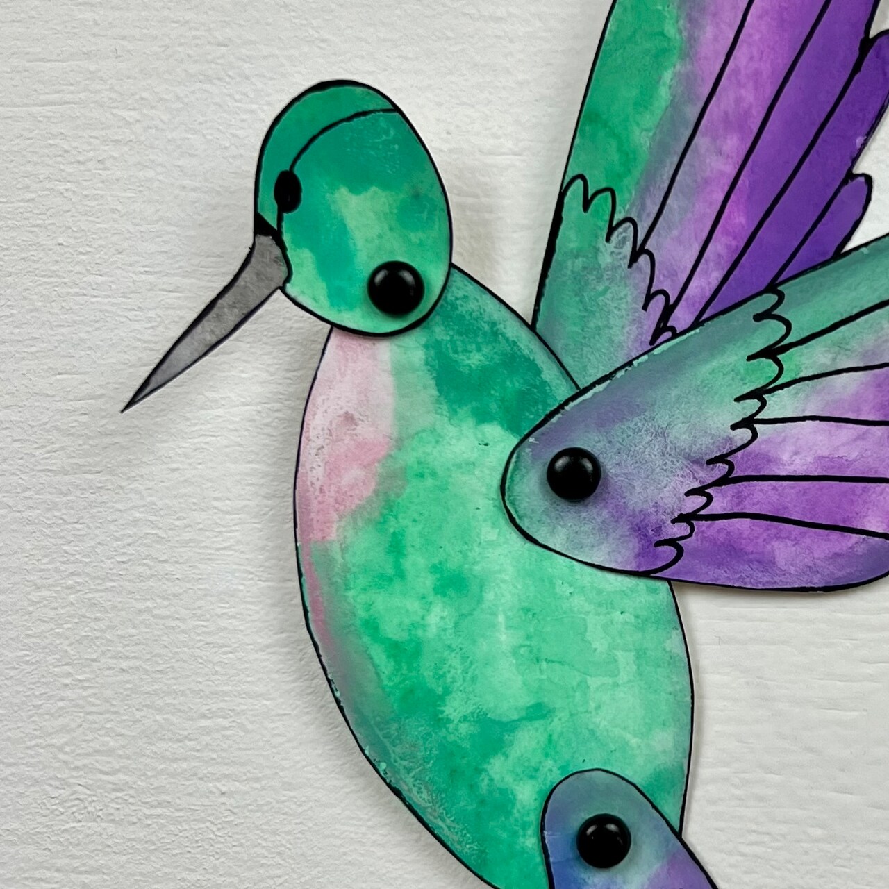 Kids Club: Watercolor Bird Paper Puppet