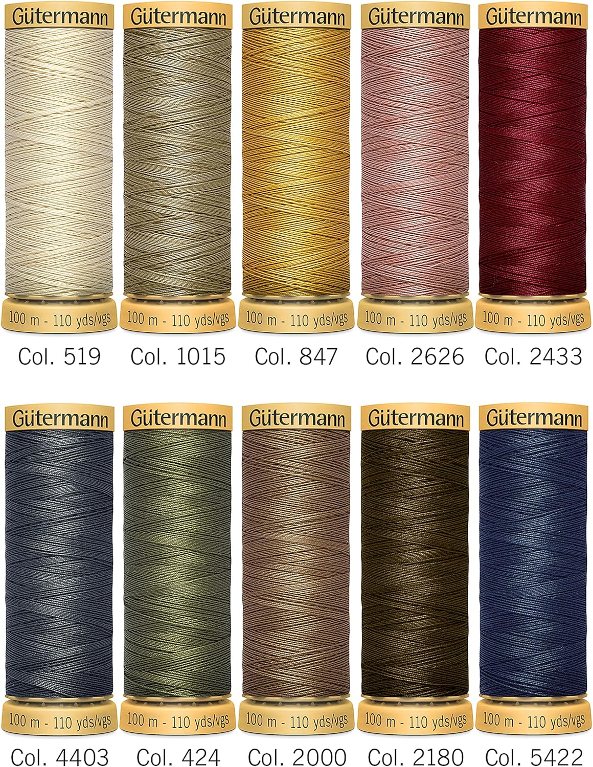 Gutermann Natural Cotton Thread Set
