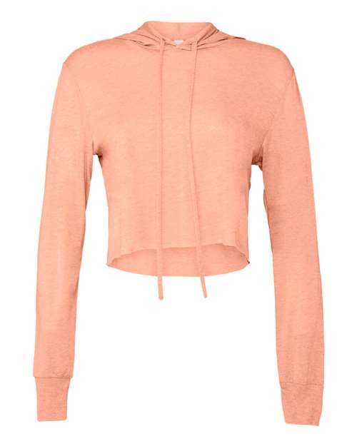 Bella + Canvas&#xAE; Cropped Long Sleeve Hoodie for Women