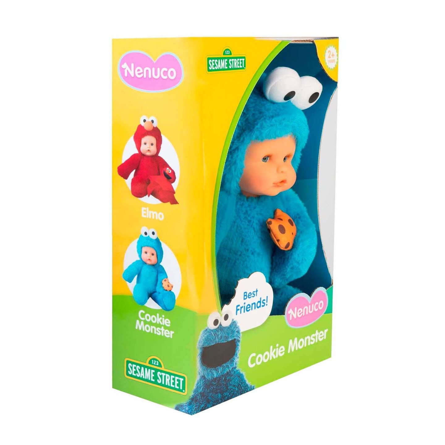 Nenuco Sesame Street Dress up Doll with Cookie Monster Costume, 12&#x22; Doll Designed for Toddlers 2+