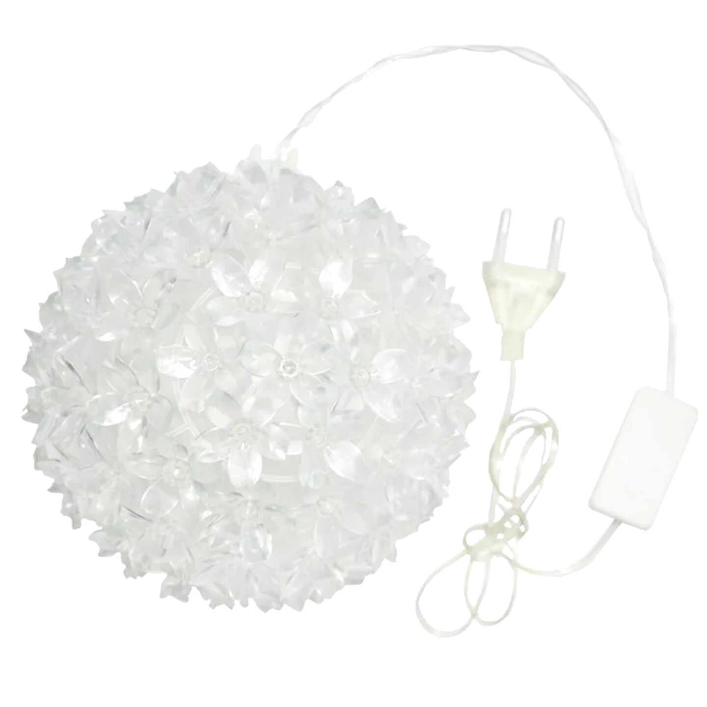 Perfect Holiday Clear Starlight Sphere 50 LED Christmas Lights