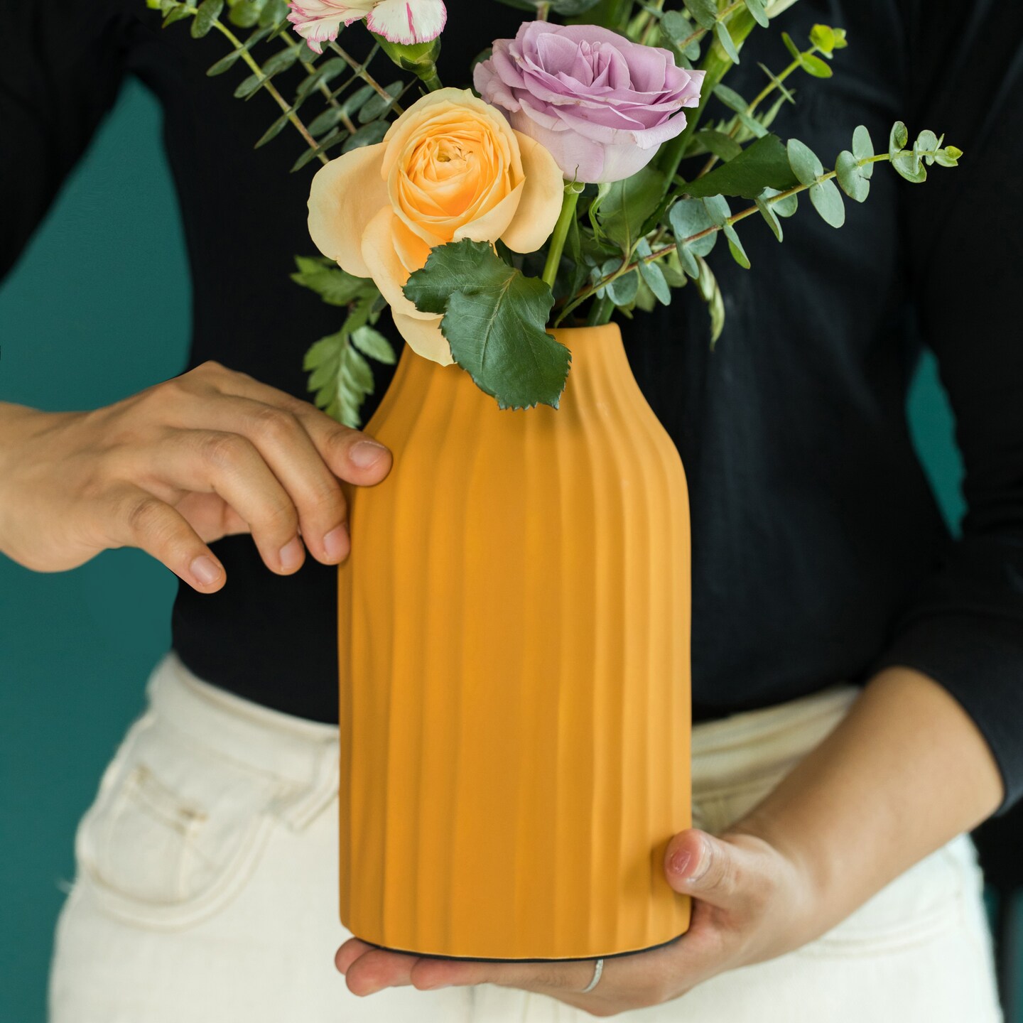 Modern Farmhouse Home D&#xE9;cor Accents; Living Room D&#xE9;cor, Boho Vases for Table Decor, Mantel &#x26; Shelf Vases, Cottage core D&#xE9;cor, Housewarming Gift, Centerpiece Table Vase