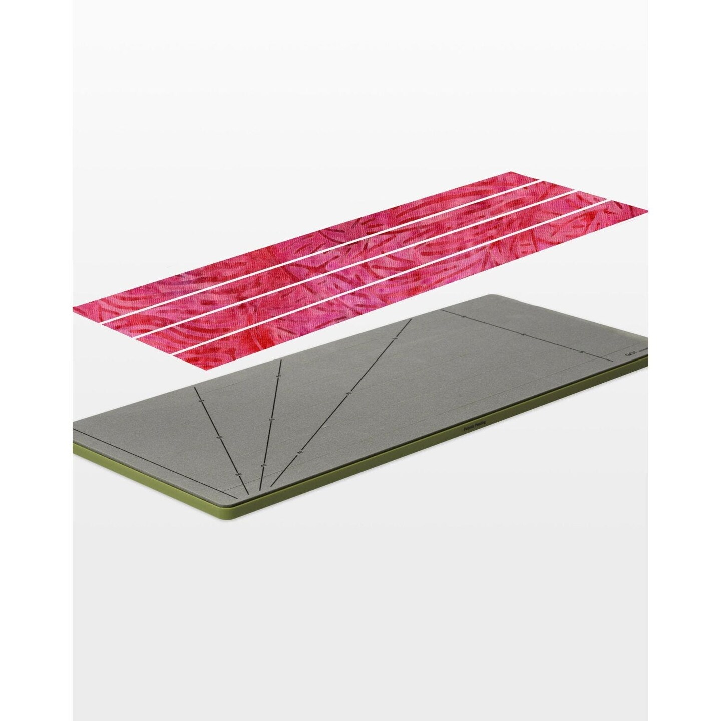 AccuQuilt GO! Strip Cutter-2&#x22; (1 1/2&#x22; Finished) 4 Strips - Easy Fabric Cutting for Quilting Projects, Compatible with Fiskars Rotary Cutter &#x26; Laser Cutter - Perfect for Appliqu&#xE9;