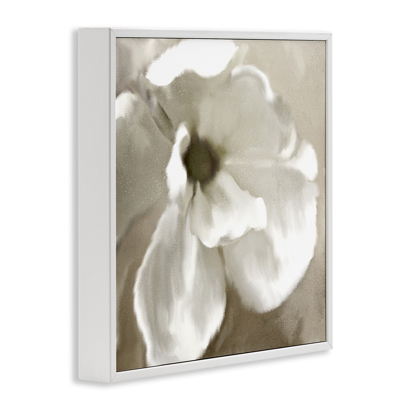 Stupell Industries Blooming Magnolia Petals Framed Giclee Wall Art Design by Kim Allen