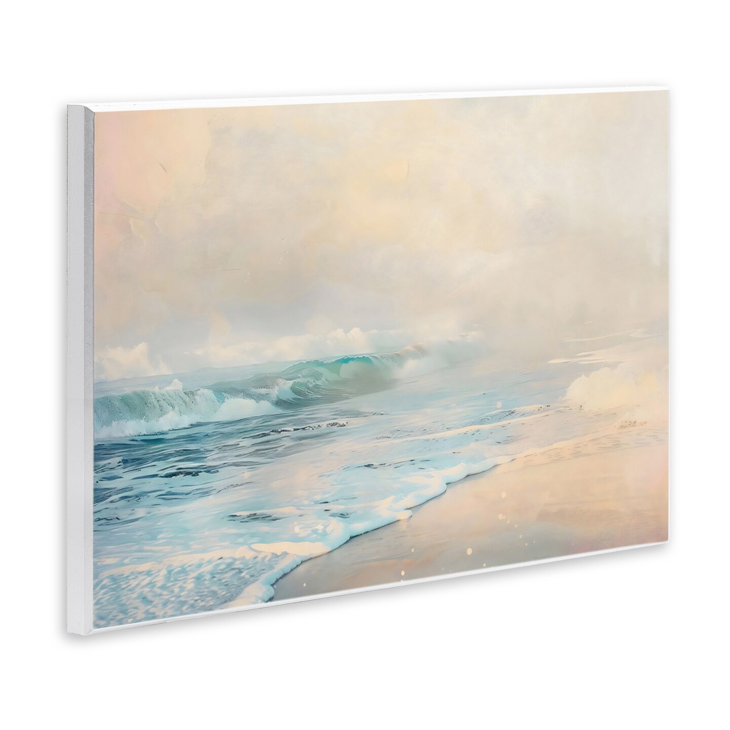 Stupell Industries Pale Beach Fading Neutrals Wall Plaque Art, design by Creative Studio