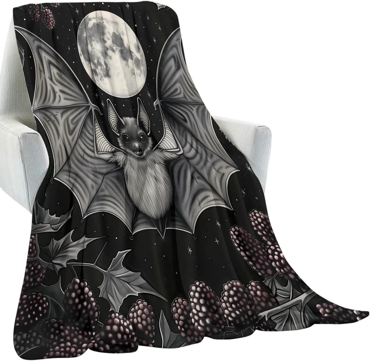 Cute Bat Blanket Gifts for Kids Adult Women(Bat)