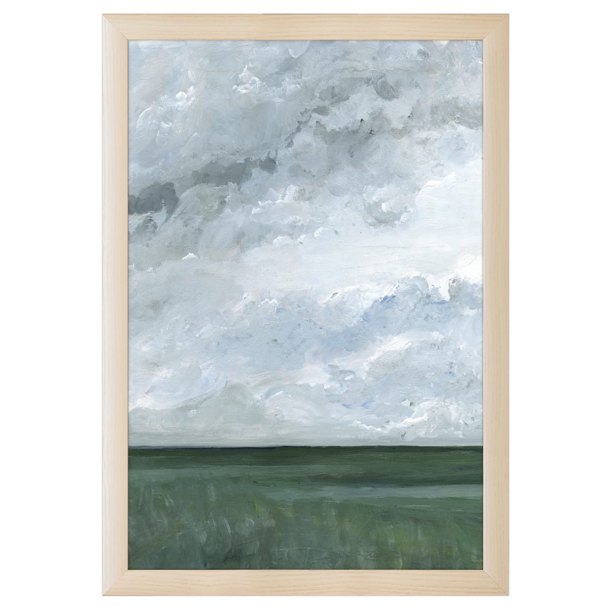 12" x 16" Monday Moods Framed Wall Art, Contemporary Landscape Home Décor, Glass Facing and Hanging Hardware Included