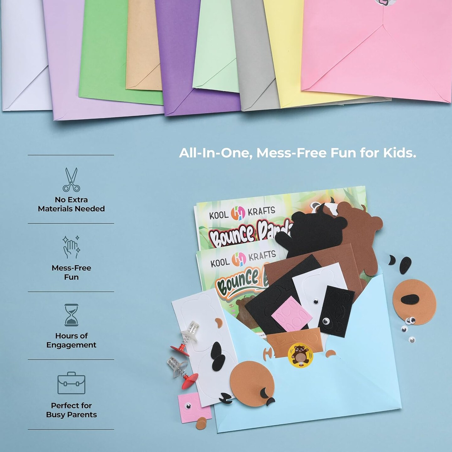 20 Arts &#x26; Crafts Kit for Kids, All-Inclusive, No Mess Craft Kits &#x26; Supplies for Boys &#x26; Girls &#x2013; DIY Creative Activity, Easy Step-by-Step Guide, Individually Packaged Crafts, Christmas Gift, Travel Gift