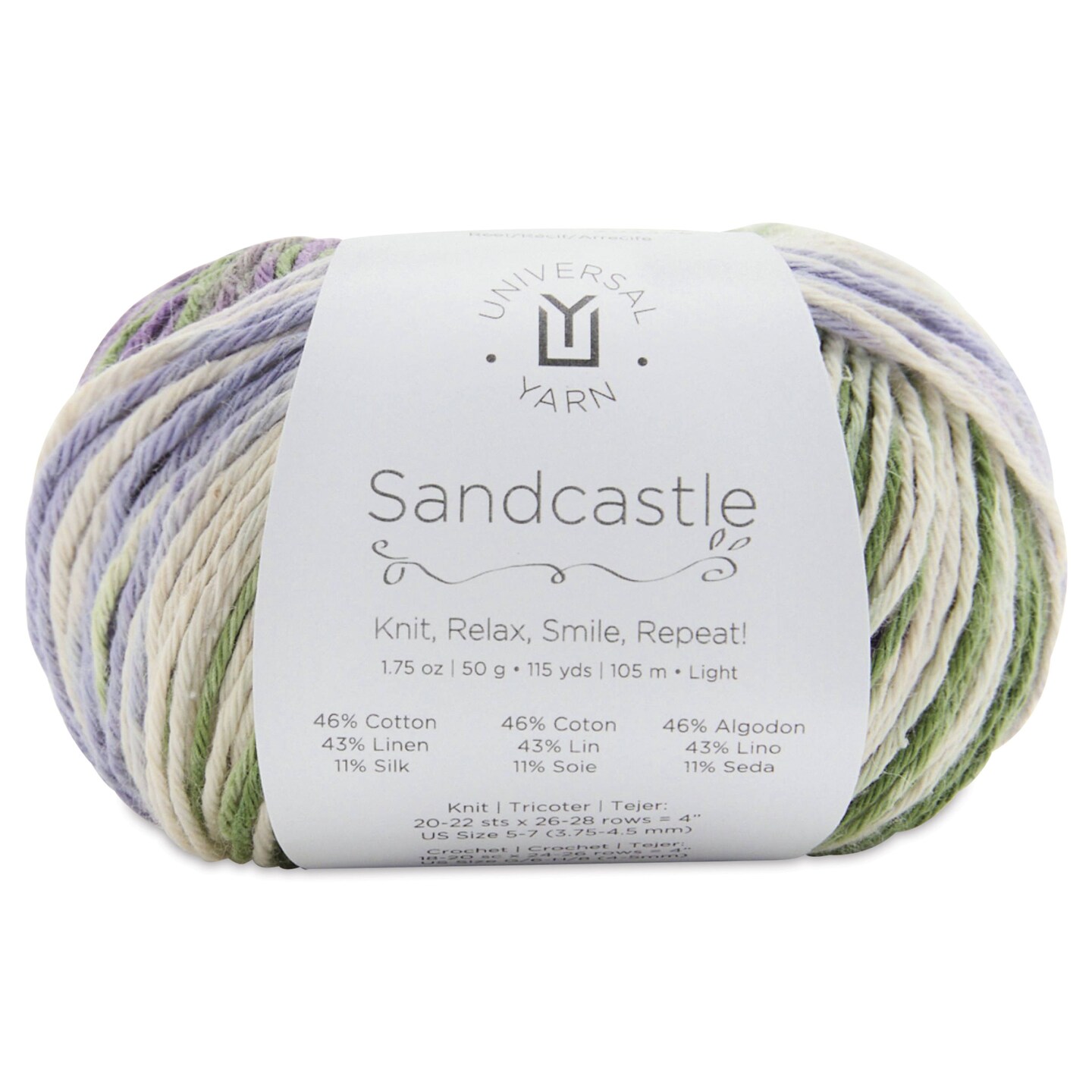 Universal Yarn Sandcastle Yarn - Reef, 115 yds