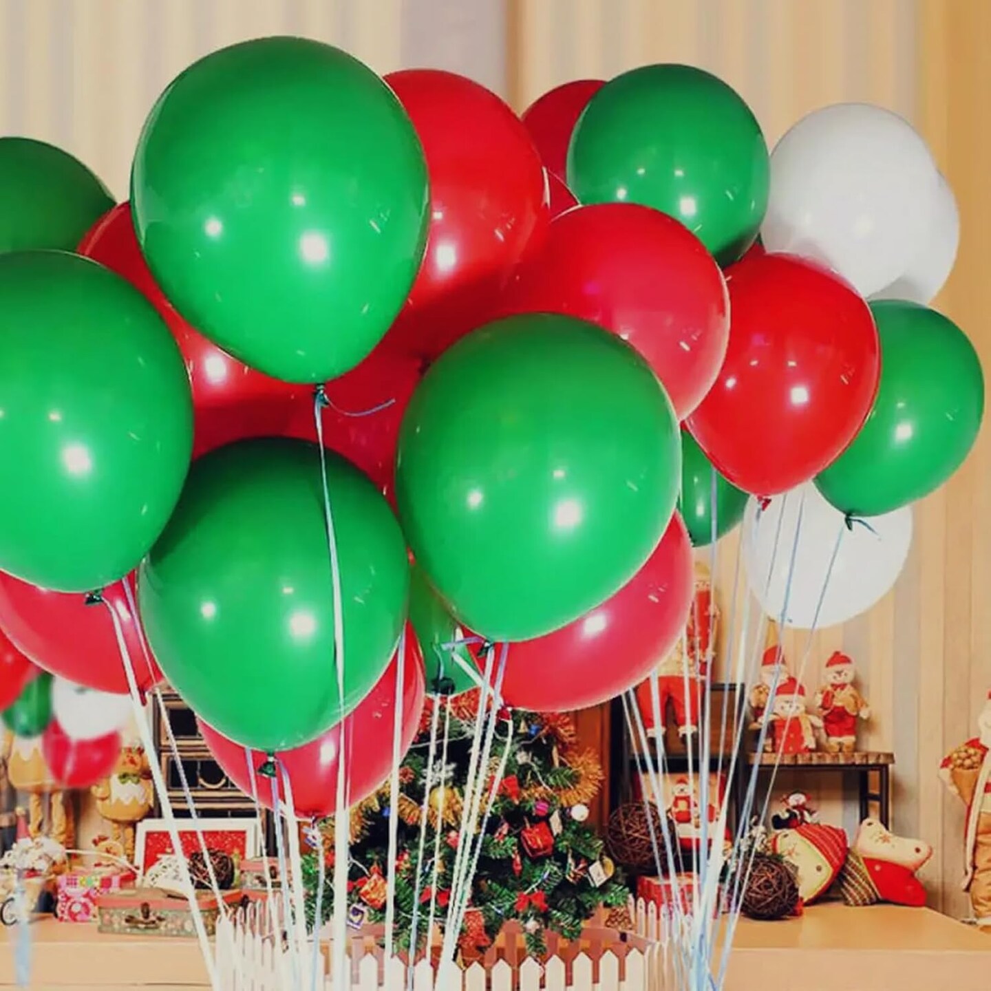 12 inch Dark Green Latex Balloons, 60 pcs Thick Dark Green Balloons for Party Decorations