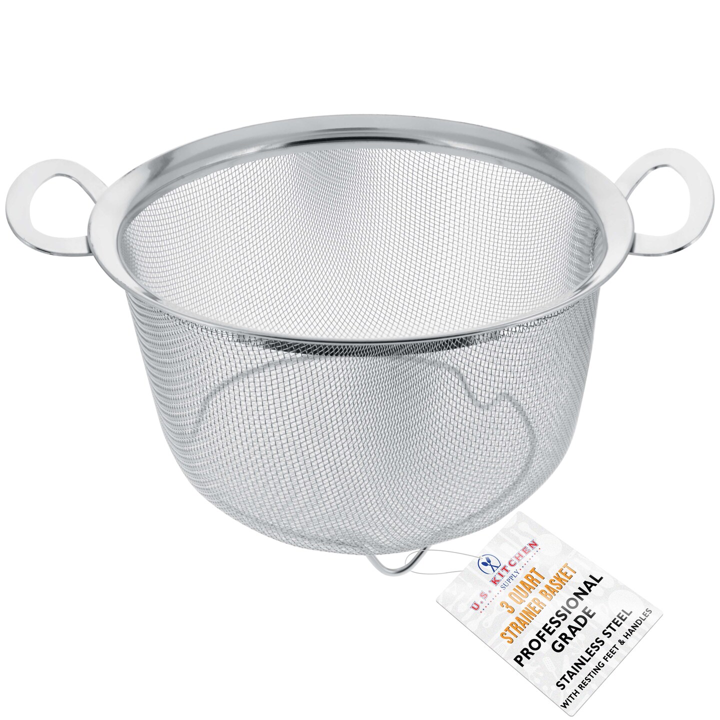U.S. Kitchen Supply Colander Strainer Basket