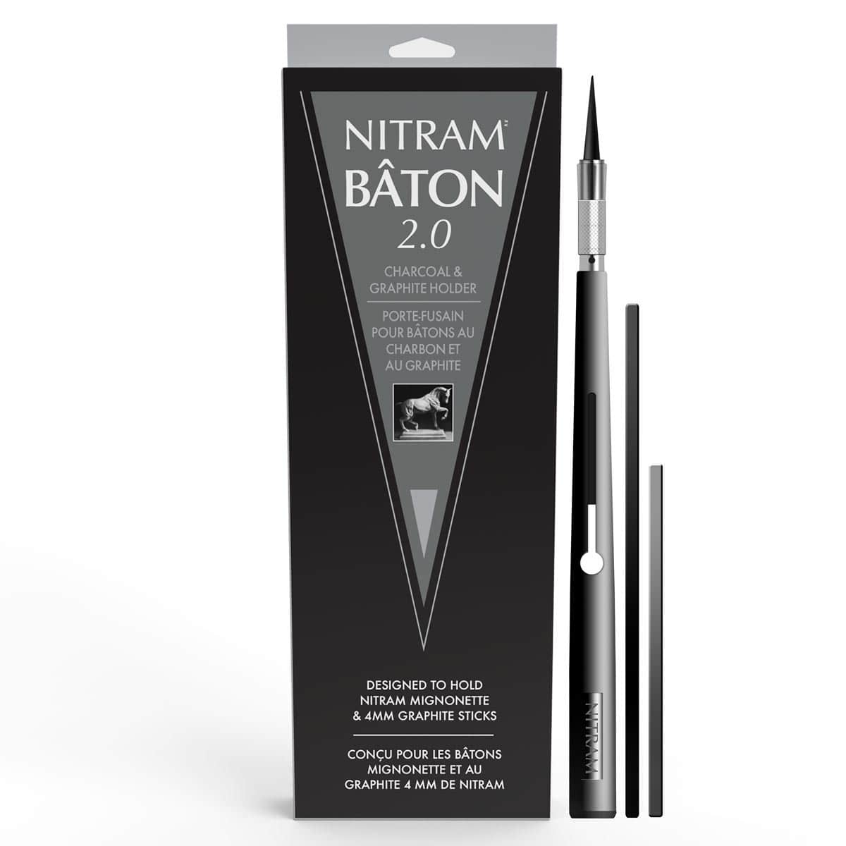 Nitram Baton & Mignonettes (Baton Refills) Baton with 1 Mignonette & 1 Graphite Stick