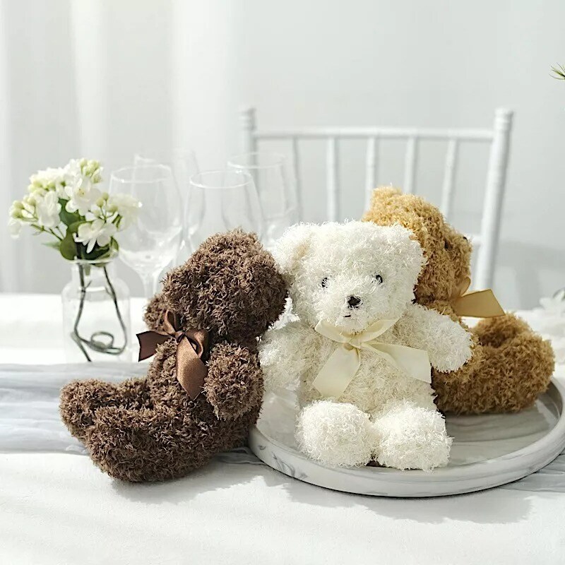 Assorted 3 Cute 7&#x22; Stuffed Teddy Bears Plush Toys Gifts Party Favors Events Home