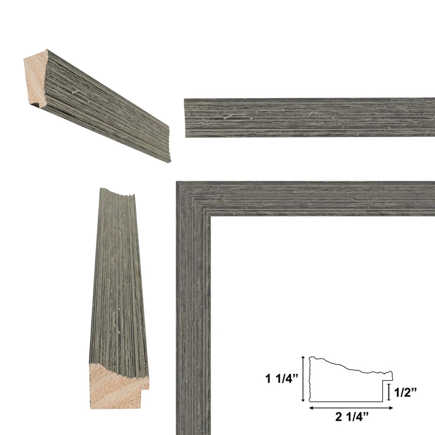 Rustic Wide Wood Ocean Blue Picture Frame 11x14 frame