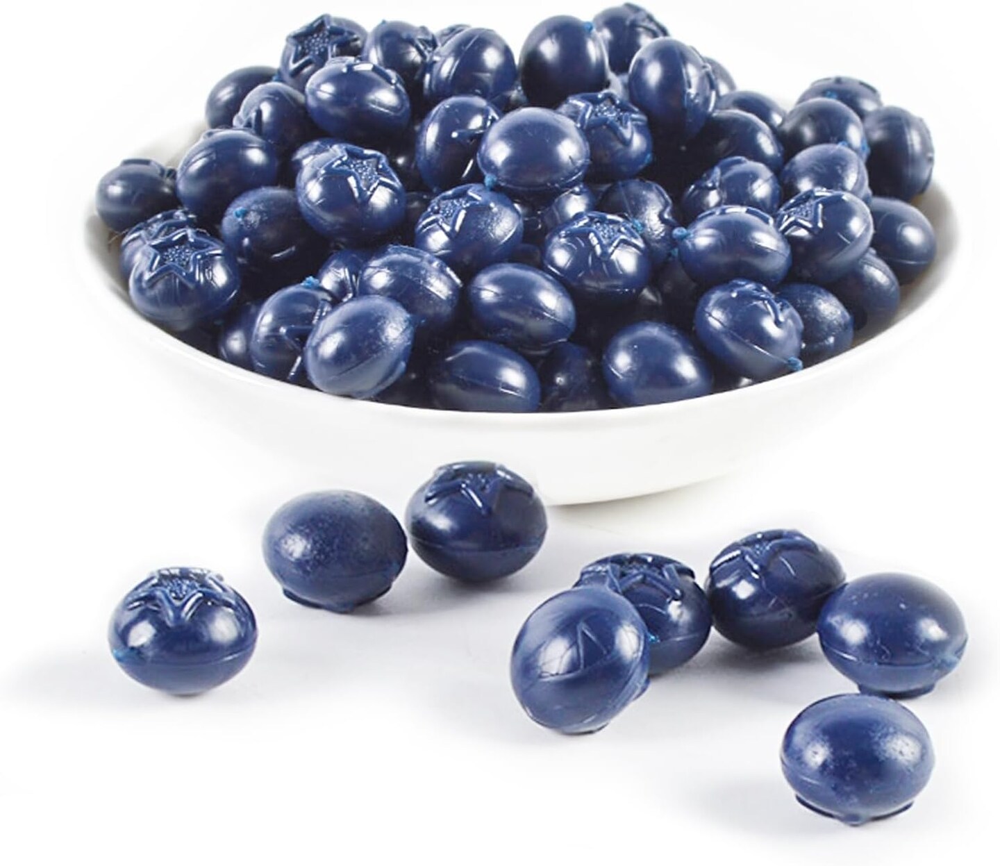 50 Pcs Artificial Fake Fruit Blueberry Decor