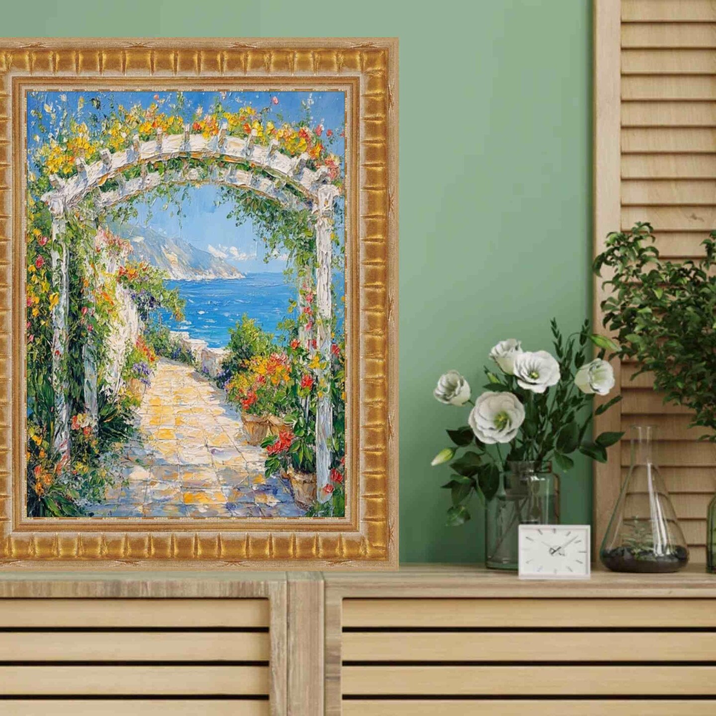 Gladiator Gold Ribbed Picture Frame 16x24 frame