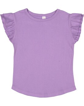 Rabbit Skins® Toddler Flutter Sleeve T-Shirt