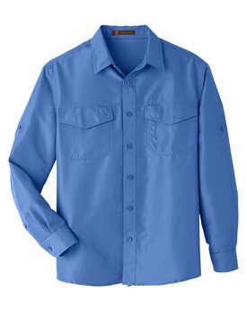 Harriton&#xAE; Men&#x27;s Key West Long-Sleeve Performance Staff Shirt