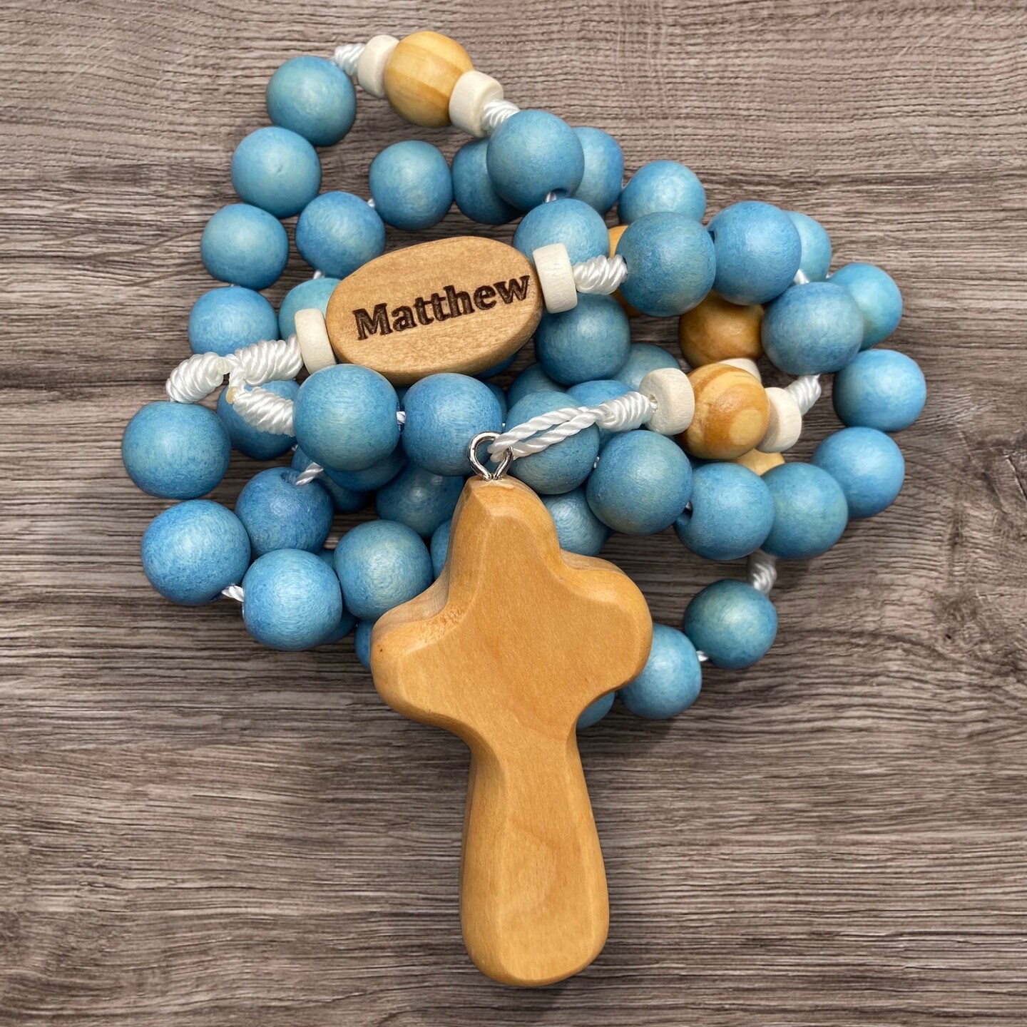 Personalized Rosary For Boys, Personalized Baby Baptism Gift, Name Engraved  Baptism Gift for Boys, Catholic Children's Rosary, New Baby Gift | ..., image size:1080x1080