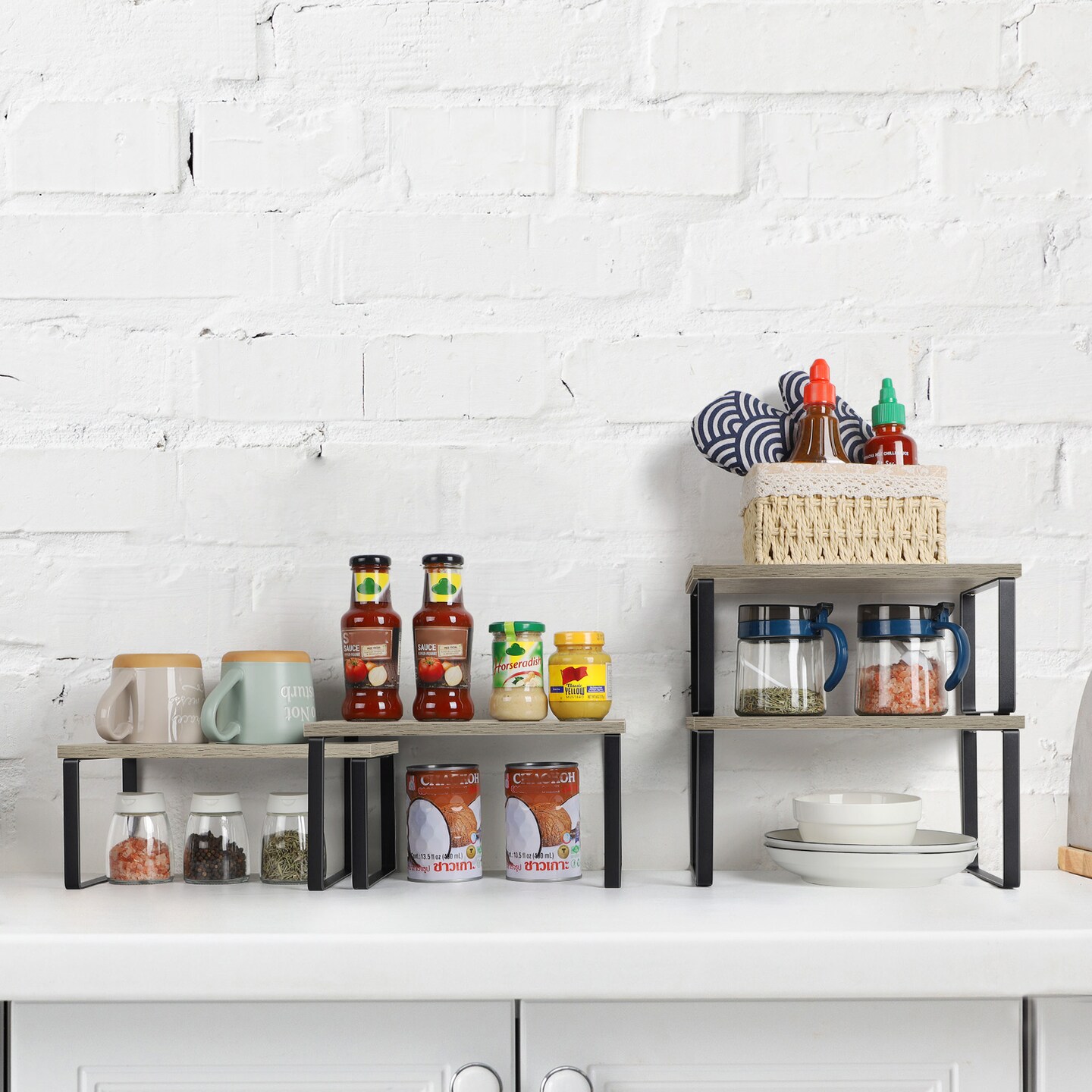 Wooden Spice Rack 4pcs