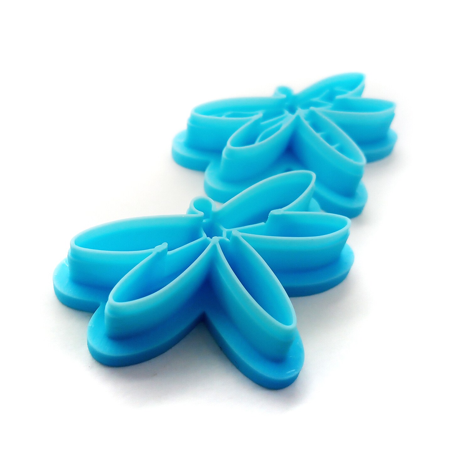 2 Dragonfly Clay Cutters, Animal Shapes for Polymer Clay, Adorabilities