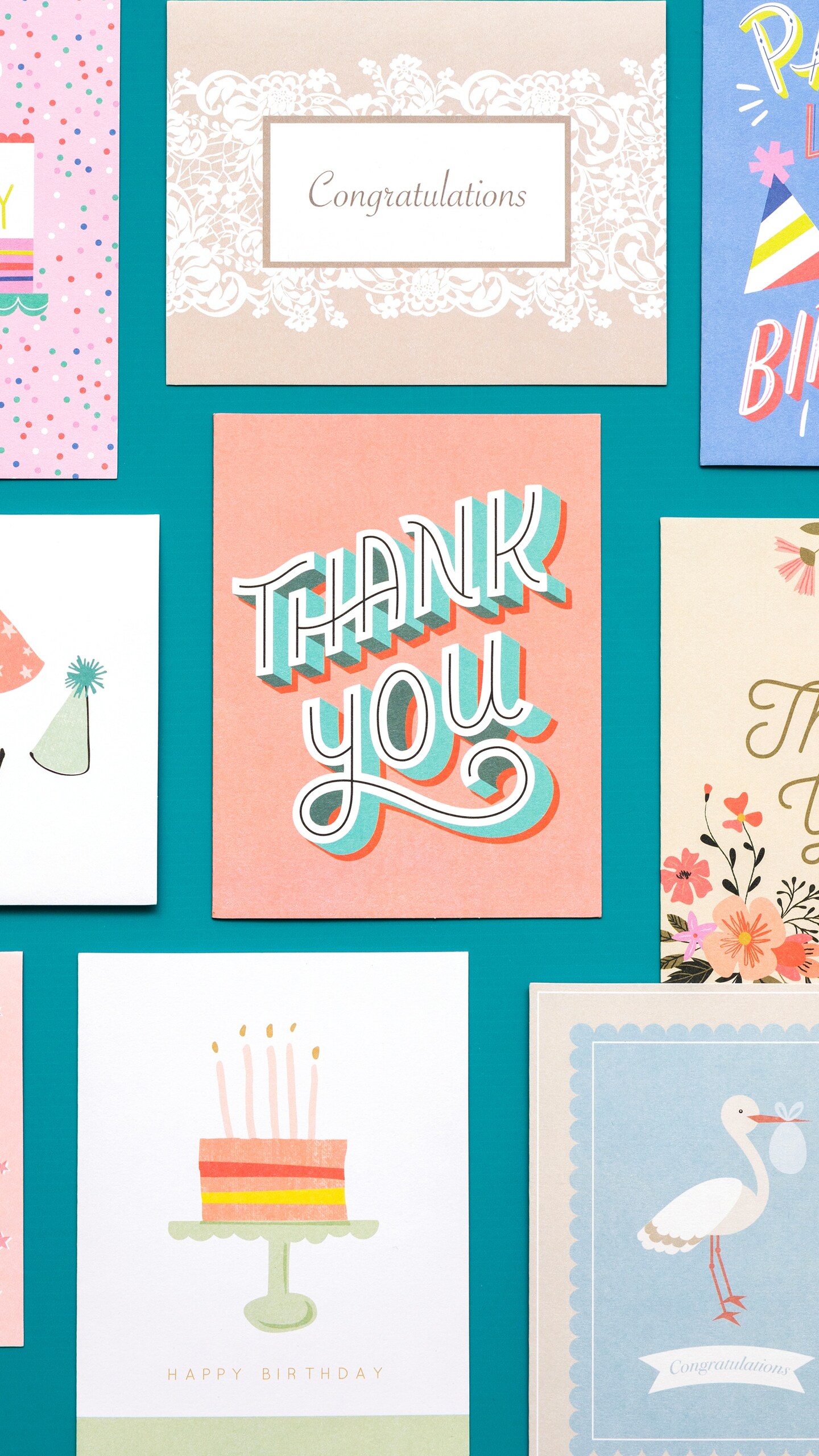 American Crafts Cards W/Envelopes 4.25"X5.5" 40/Box-Blank - All Occasion