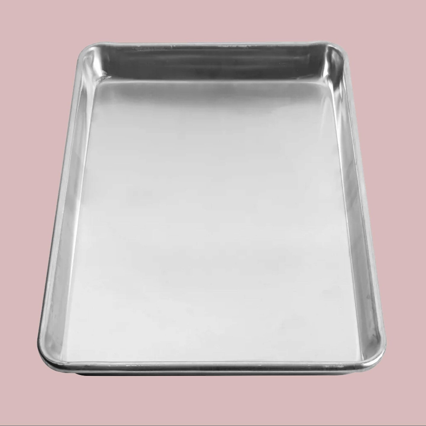 18&#x22; x 13&#x22; Half Size Sheet Pan 18 Gauge Aluminum Closed Bead Rim
