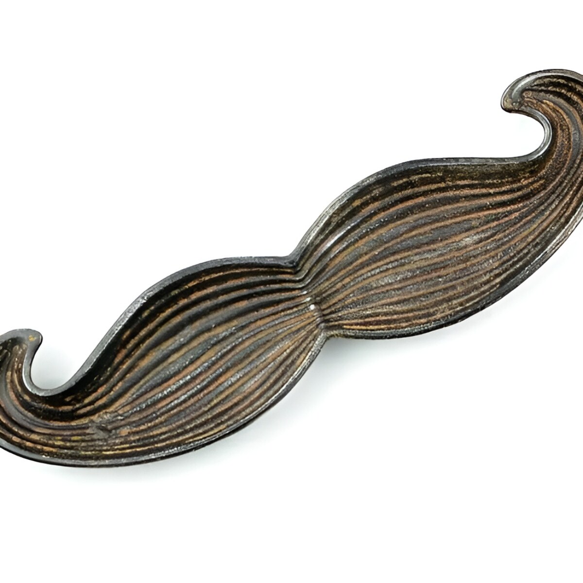 Cast Iron Mustache Tray Decorative Dish Trinket Holder 11.75 Inch