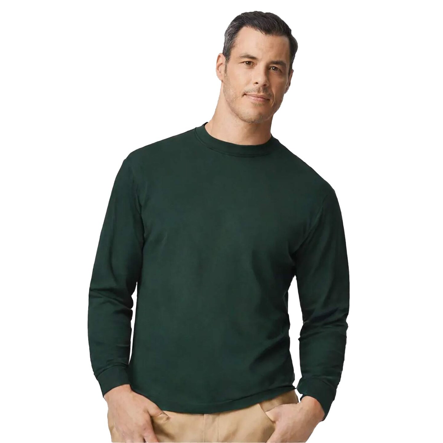 Gildan DryBlend Long Sleeve T-Shirt for Everyday Wear, Workwear & Layering Comfort