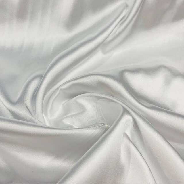 1 Yard Stretch Charmeuse Satin Fabric Silky Smooth 2-Way Stretch for Bridal Gowns 60 Inch Width