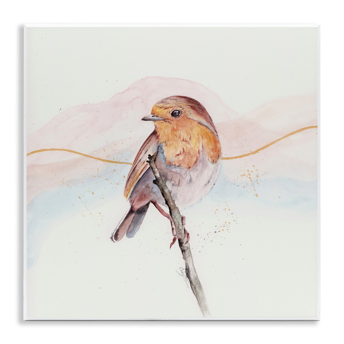 Stupell Industries Songbird Perched Subtlety Wall Plaque, design by Cady Driver