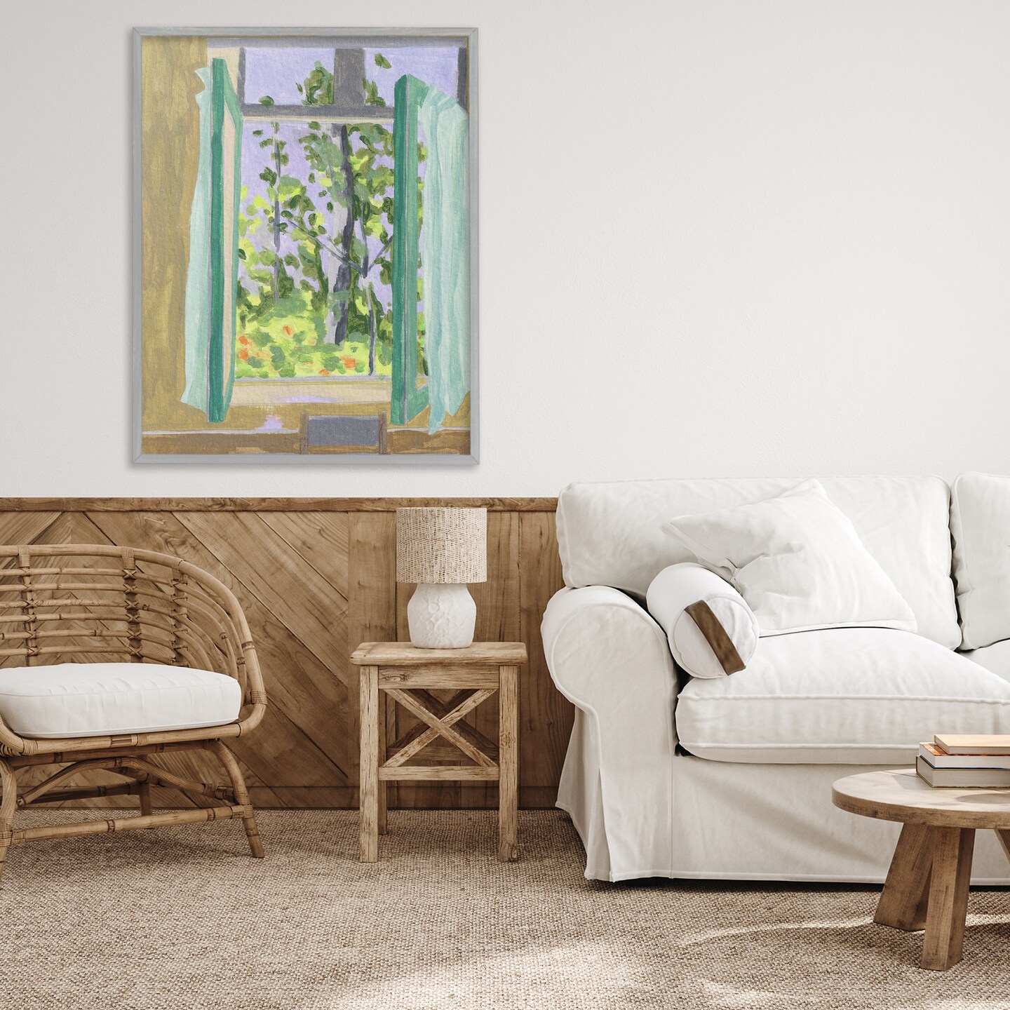 Stupell Industries A Seat For Spring Framed Giclee, design by Melissa Wang